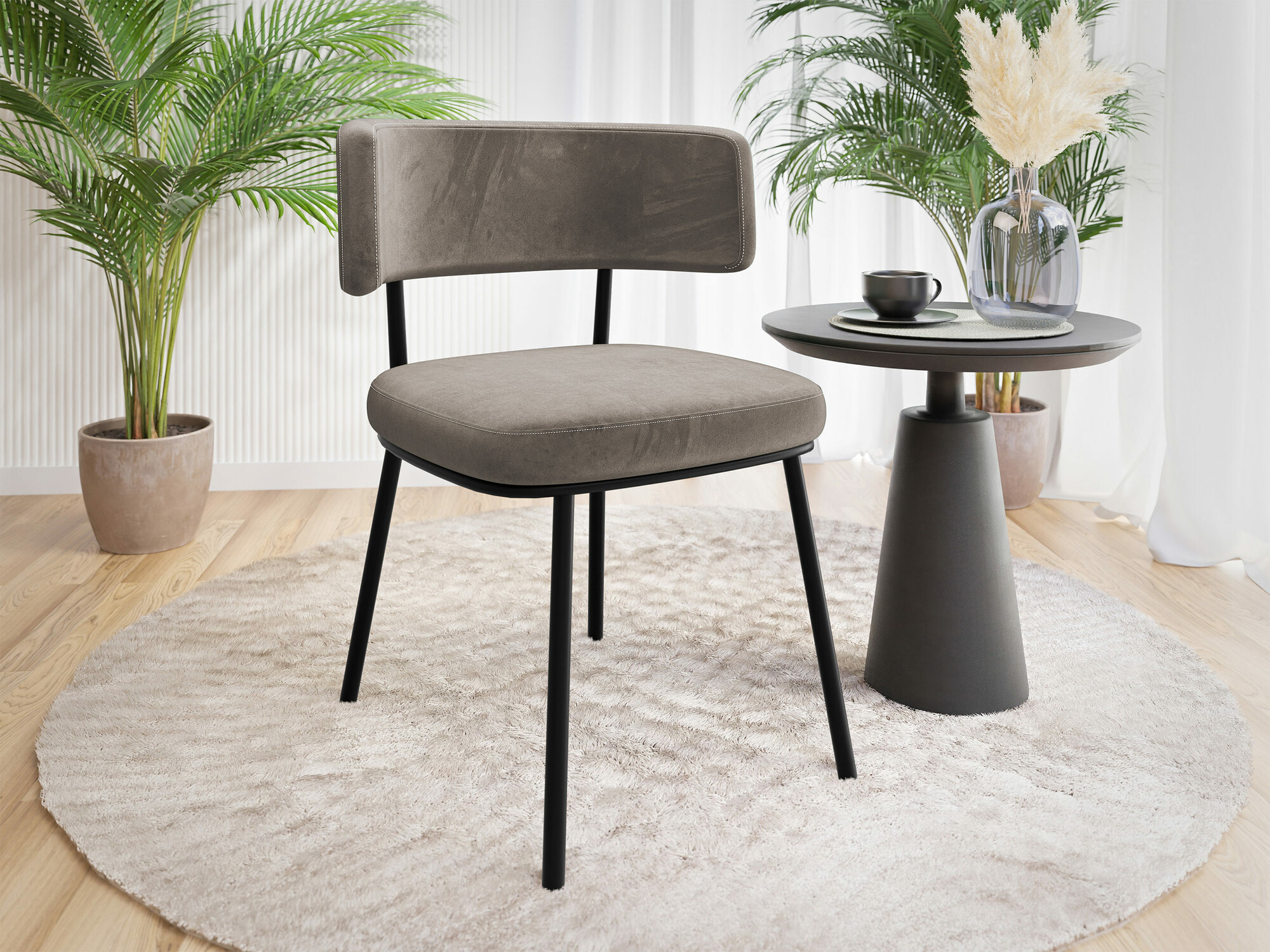 Stol Jackson 114 (Sort + Magic Velvet 2209)