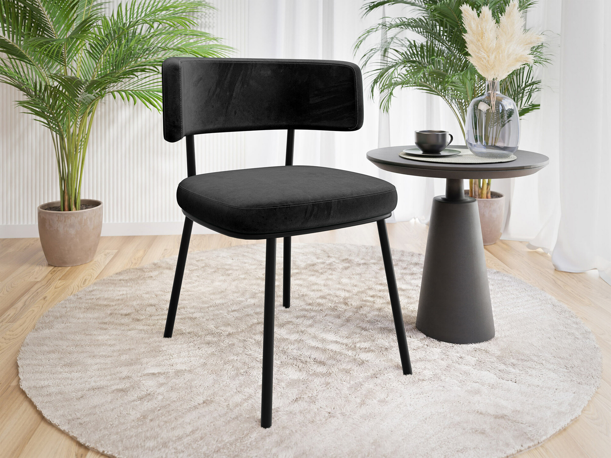 Stol Jackson 114 (Sort + Magic Velvet 2219)