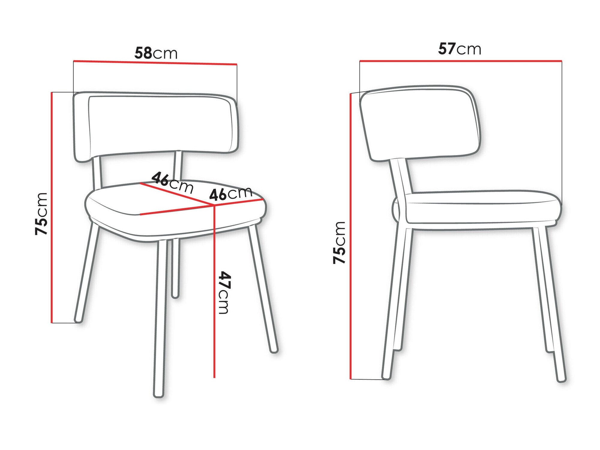 Stol Jackson 114 (Sort + Magic Velvet 2240)