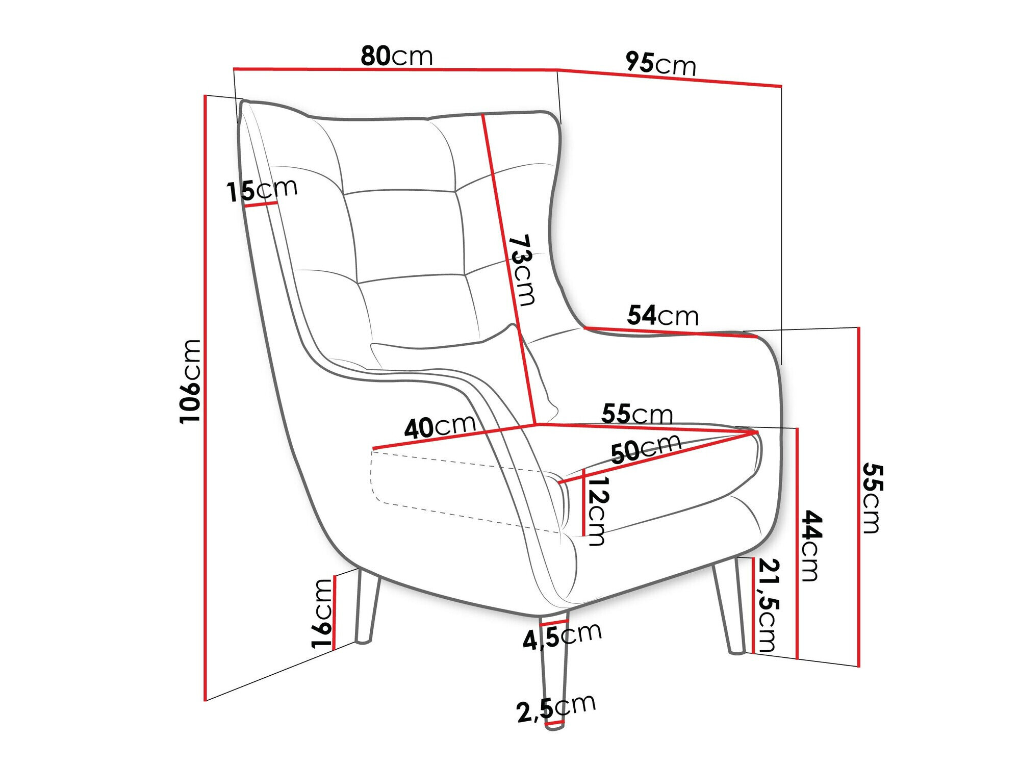Lænestol Comfivo 379 (Poso 14)