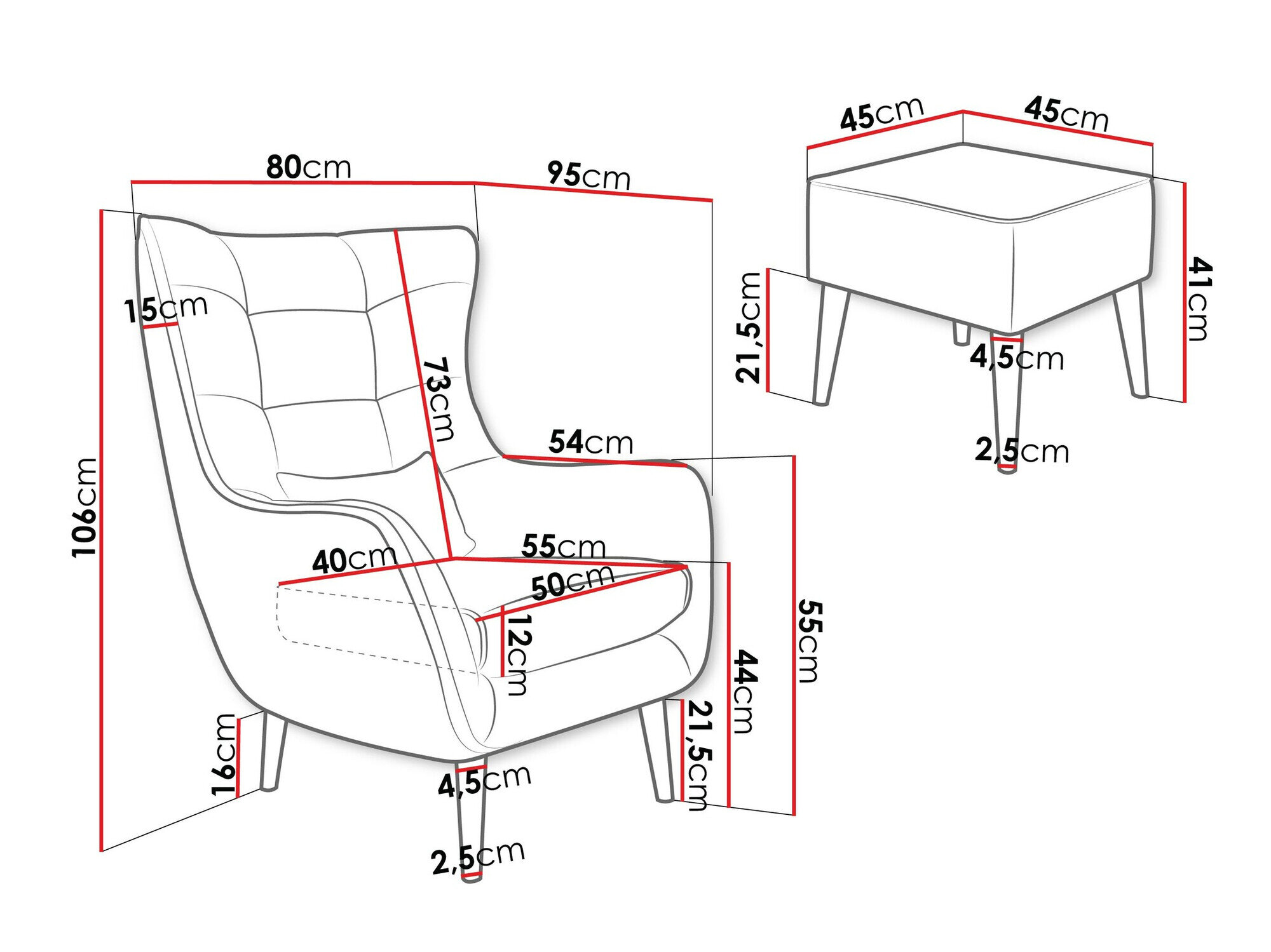 Lænestol Comfivo 381 (Poso 02)