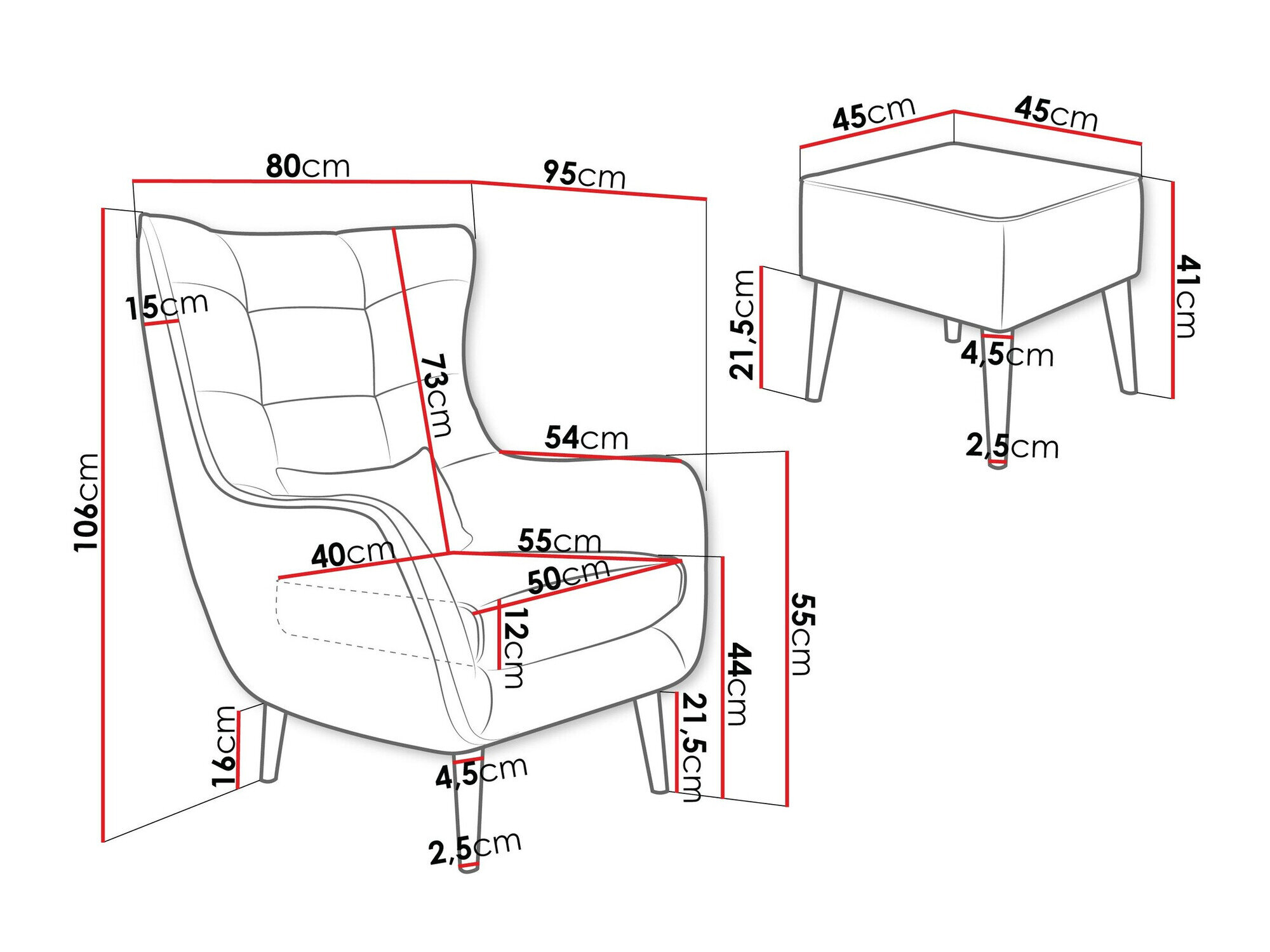 Lænestol Comfivo 381 (Poso 05)