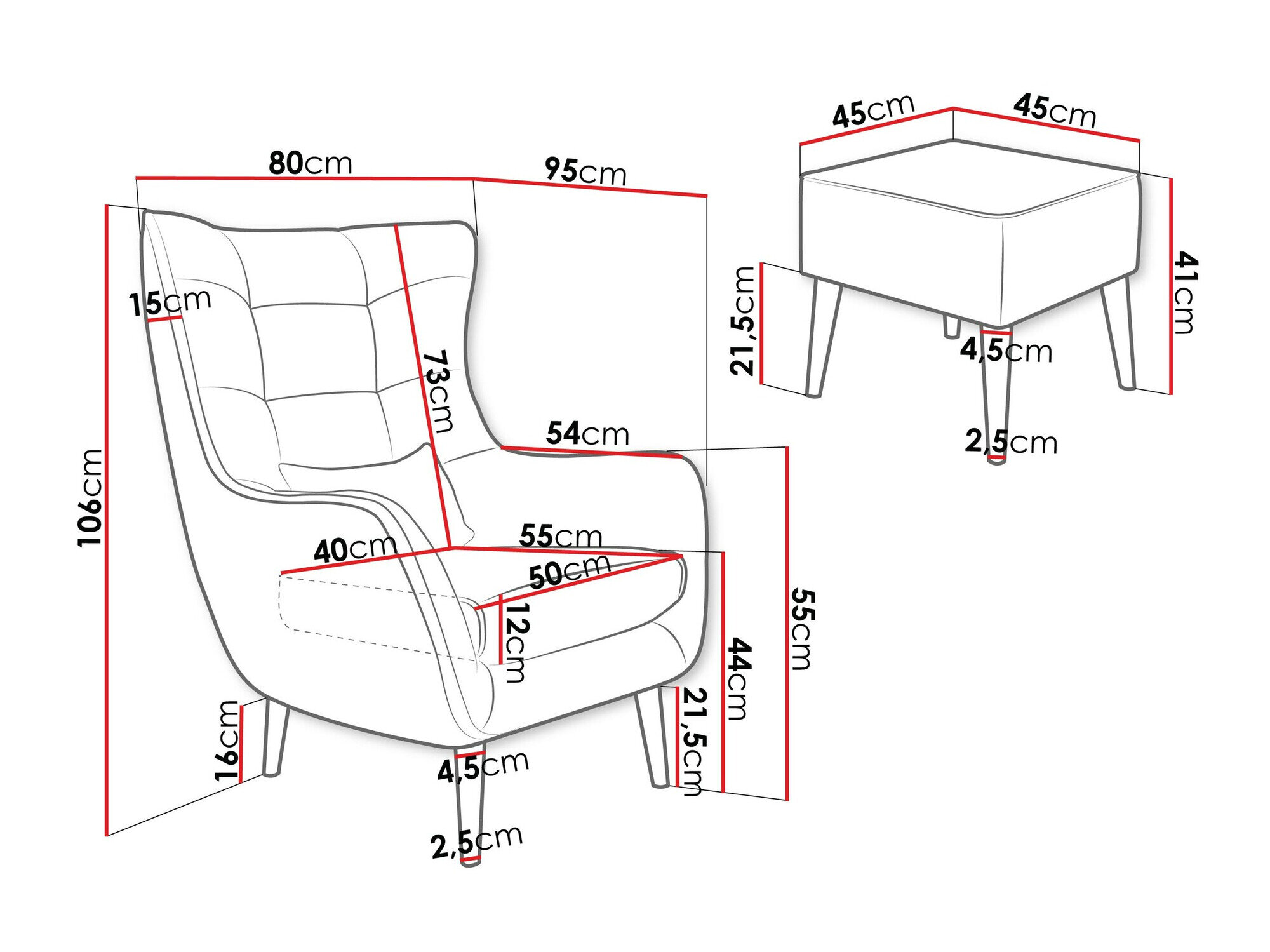 Lænestol Comfivo 381 (Poso 22)