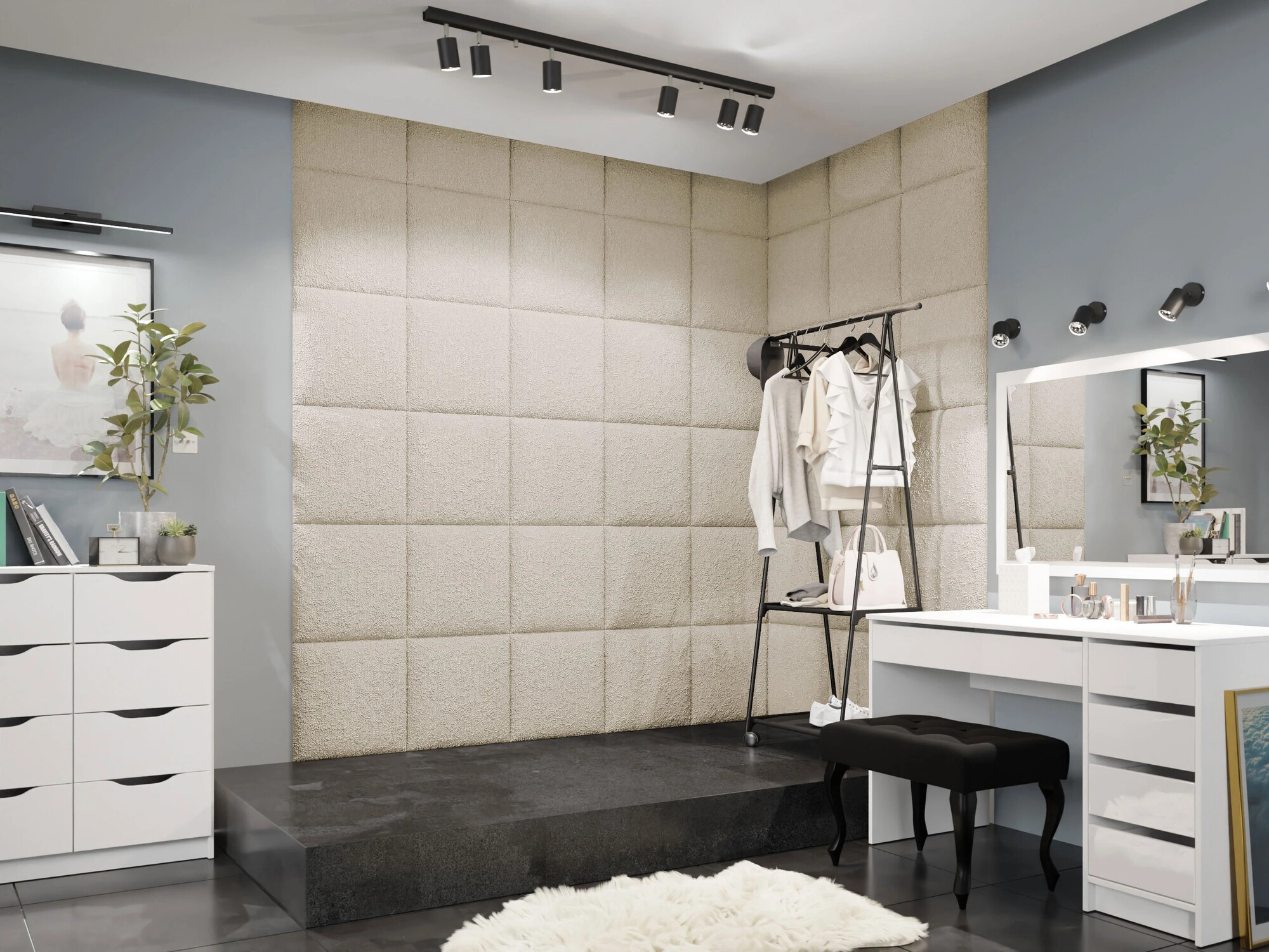 Blødt vægpanel Comfivo Ovis VIII (Abriamo 03) (42x42)