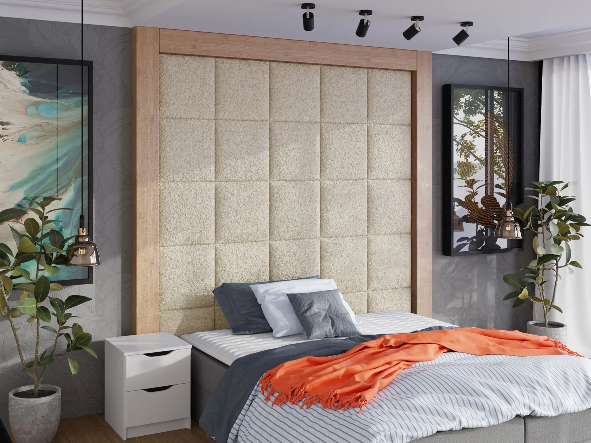 Blødt vægpanel Comfivo Ovis VIII (Abriamo 03) (42x42)