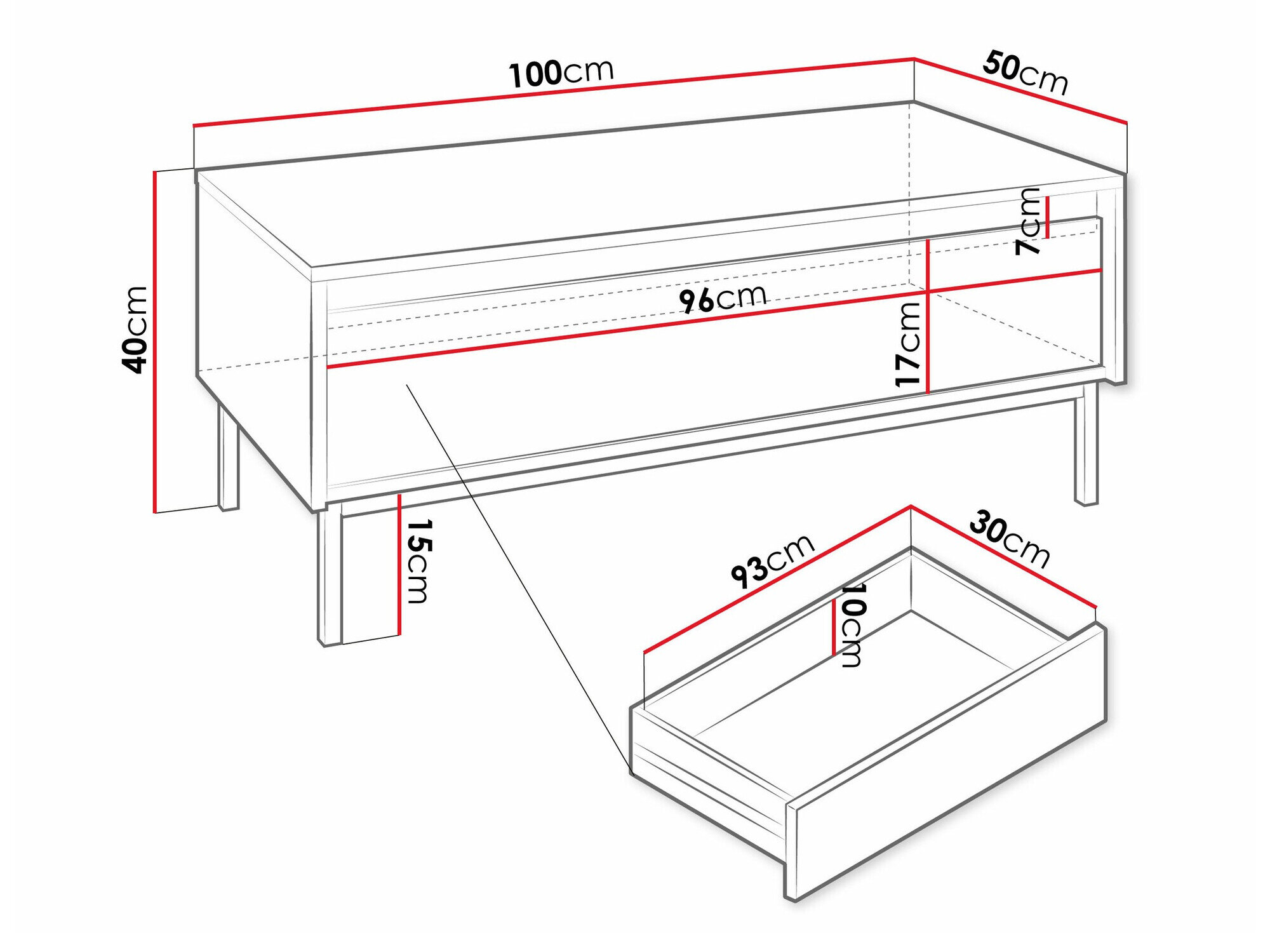 Sofabord Comfivo Delruva 102 (Kashmir)