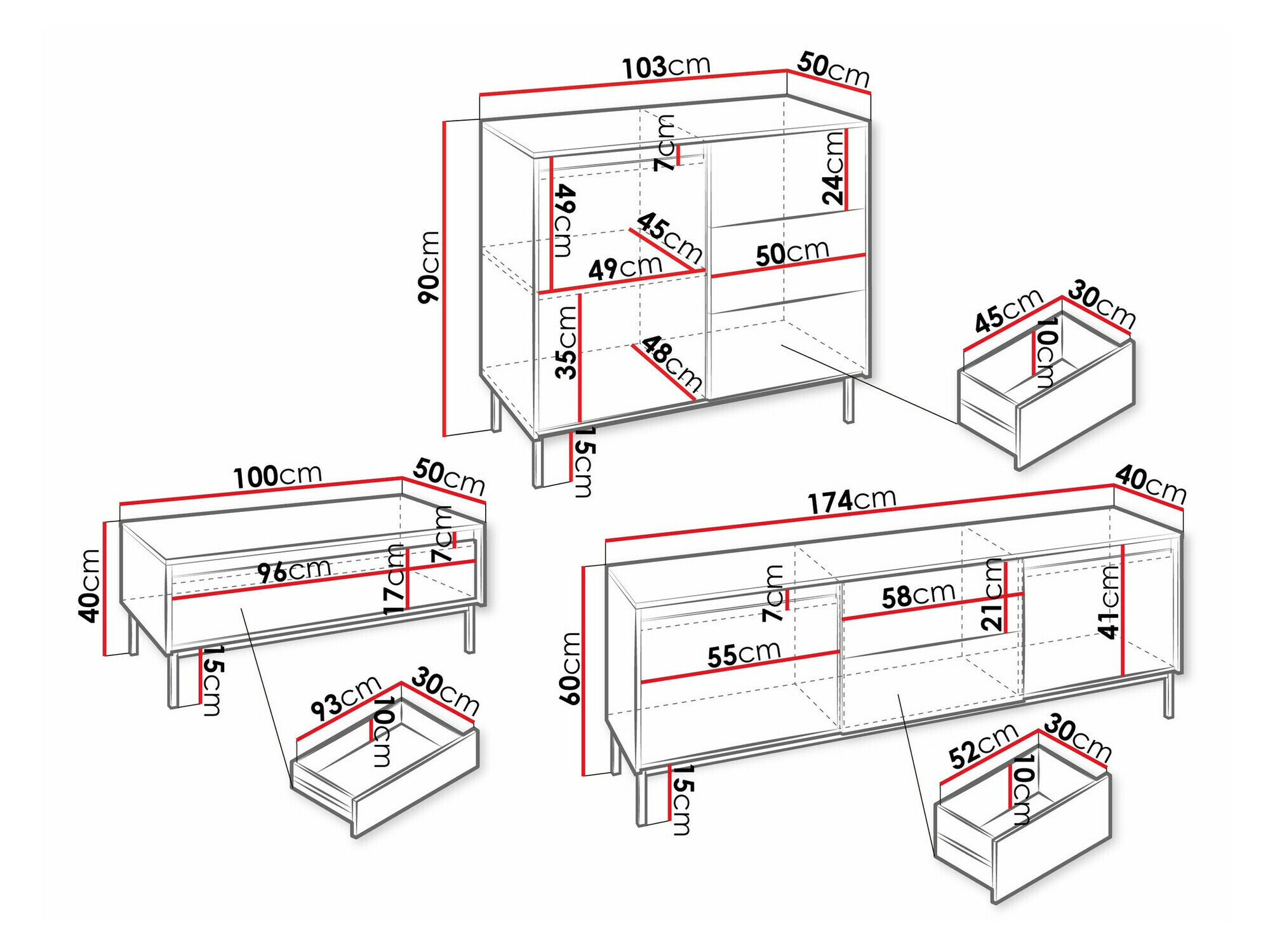 Stuemøbelsæt Comfivo Delruva 106 (Kashmir)