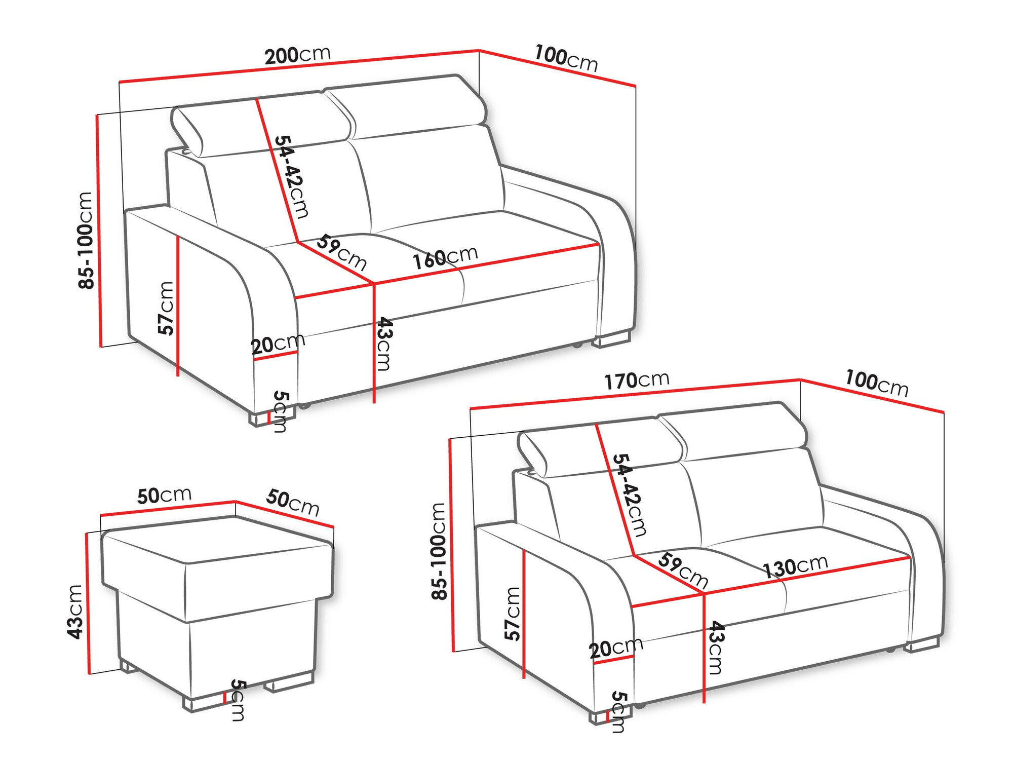 Polstret møbelsæt Etrcala 107 (Crown 10)