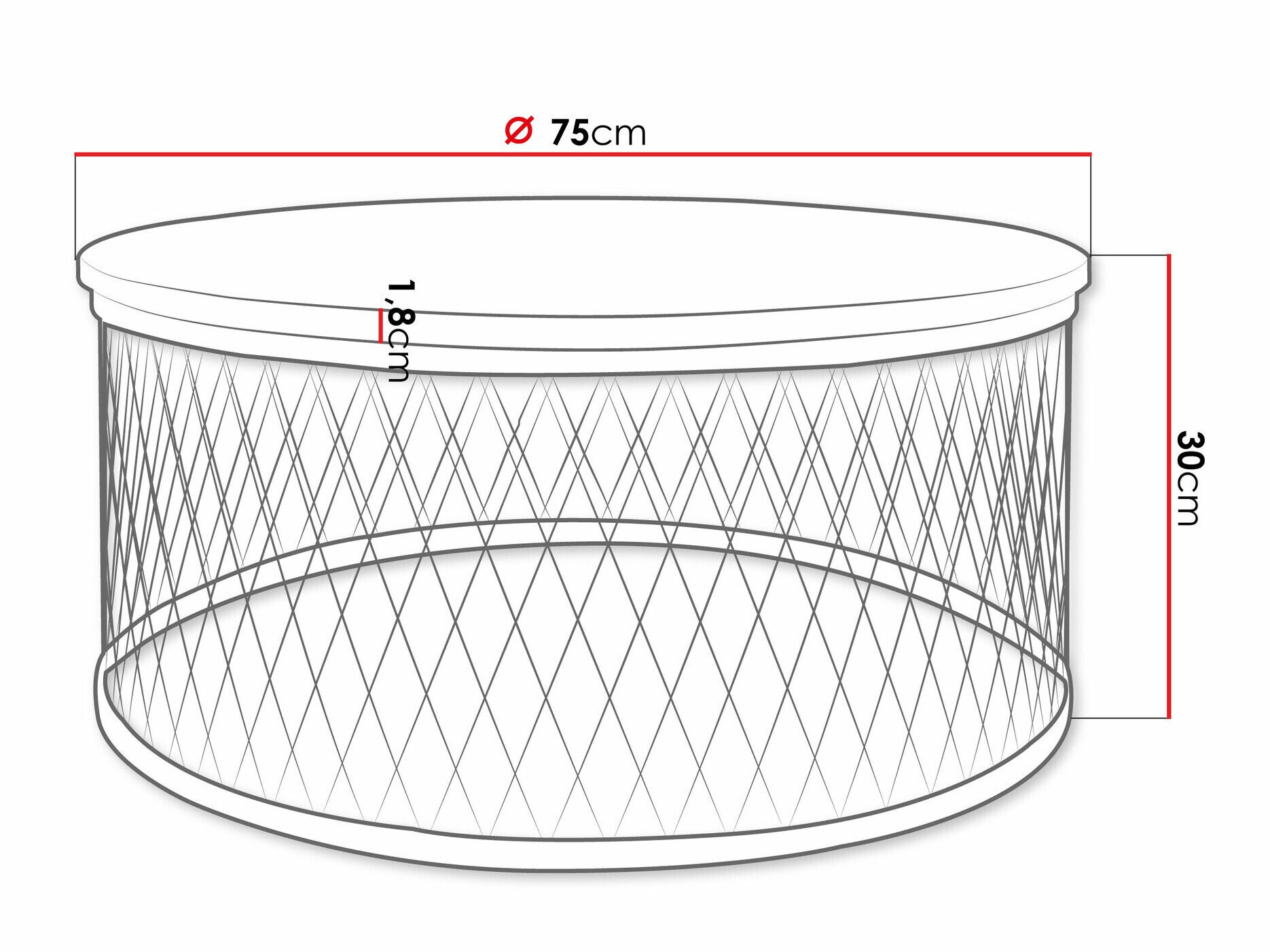 Sofabord Oswego 128 (Craft gylden eg)