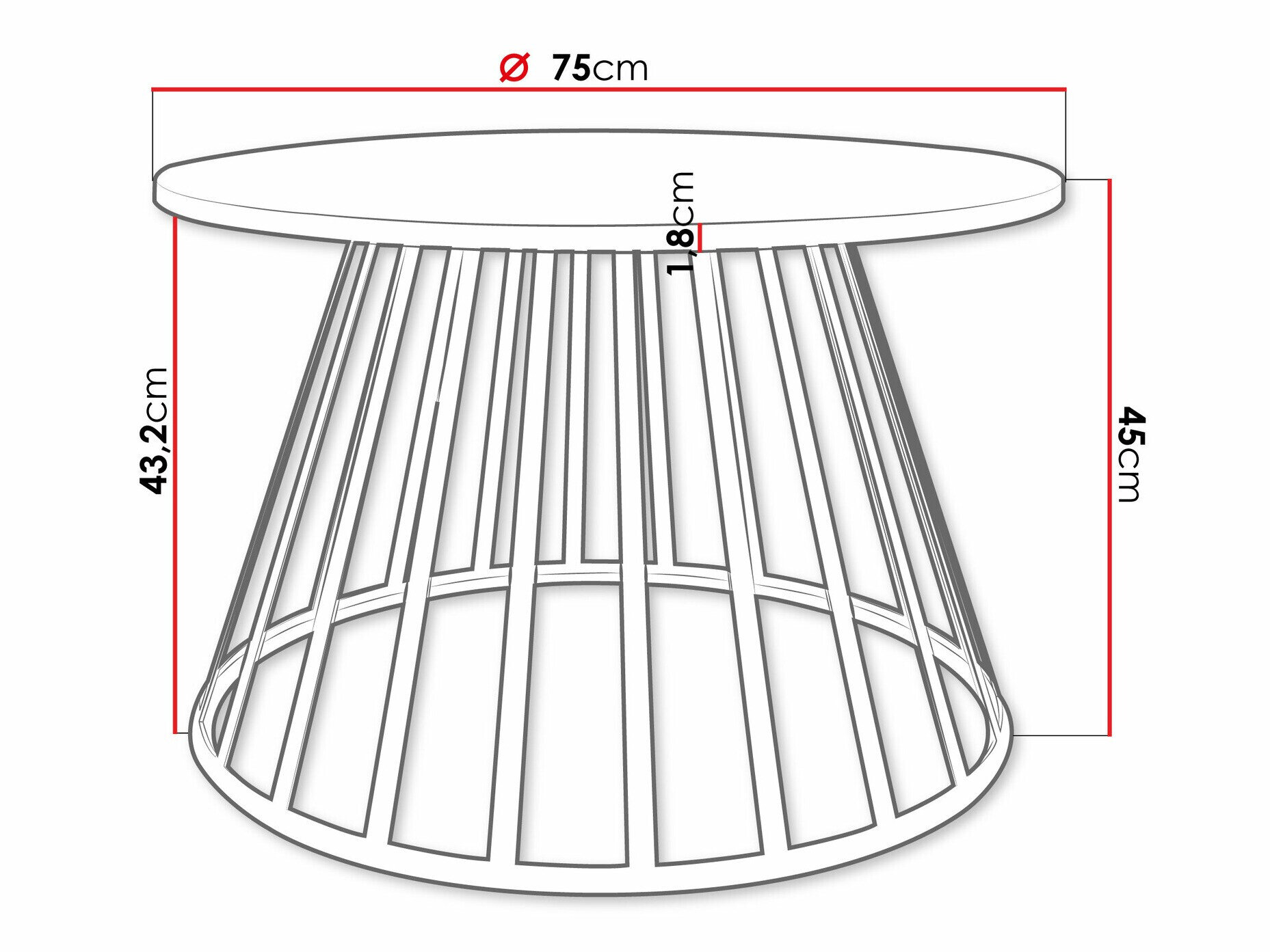 Sofabord Oswego 129 (Hvid marmor)