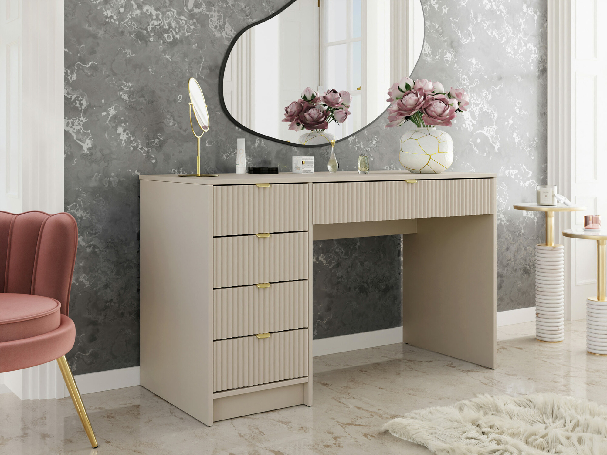 Skrivebord Comfivo Papilio (Beige)
