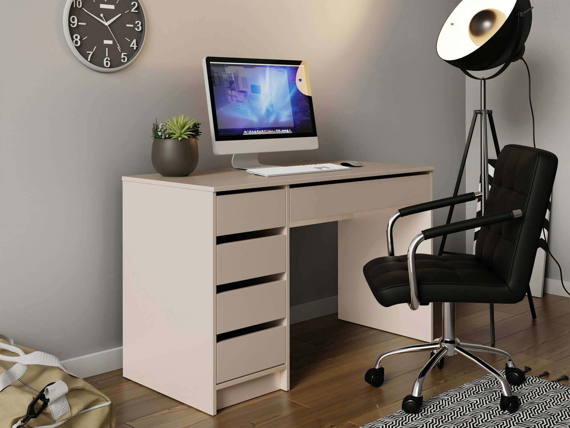 Skrivebord Comfivo Terros I (Beige)