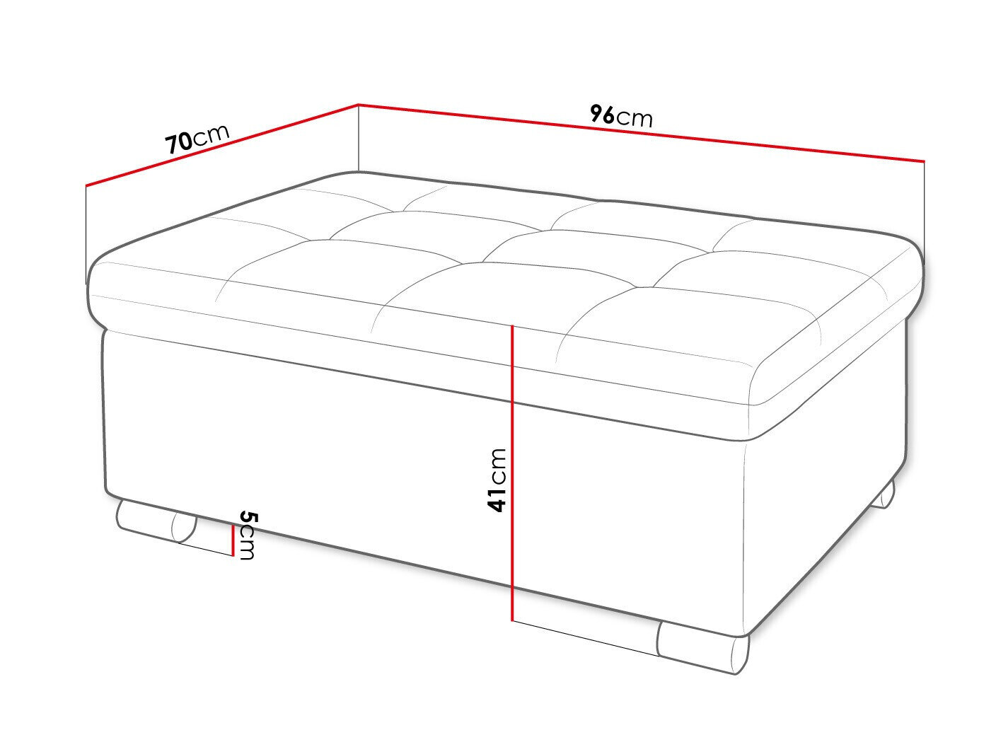 Polstret bænk Comfivo 118 (Flow 17)