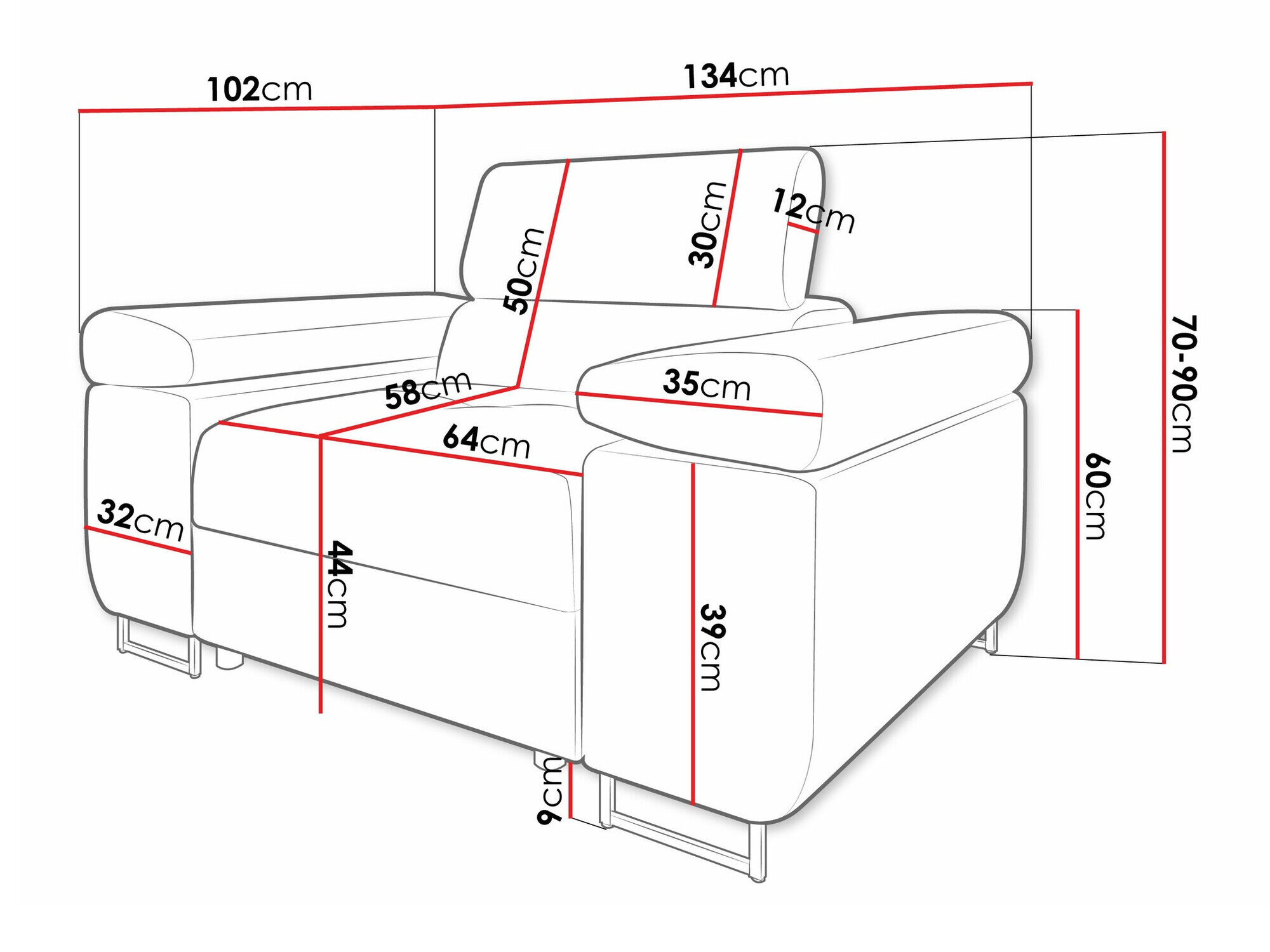Lænestol Comfivo Eliferu 106 (Flow 06)