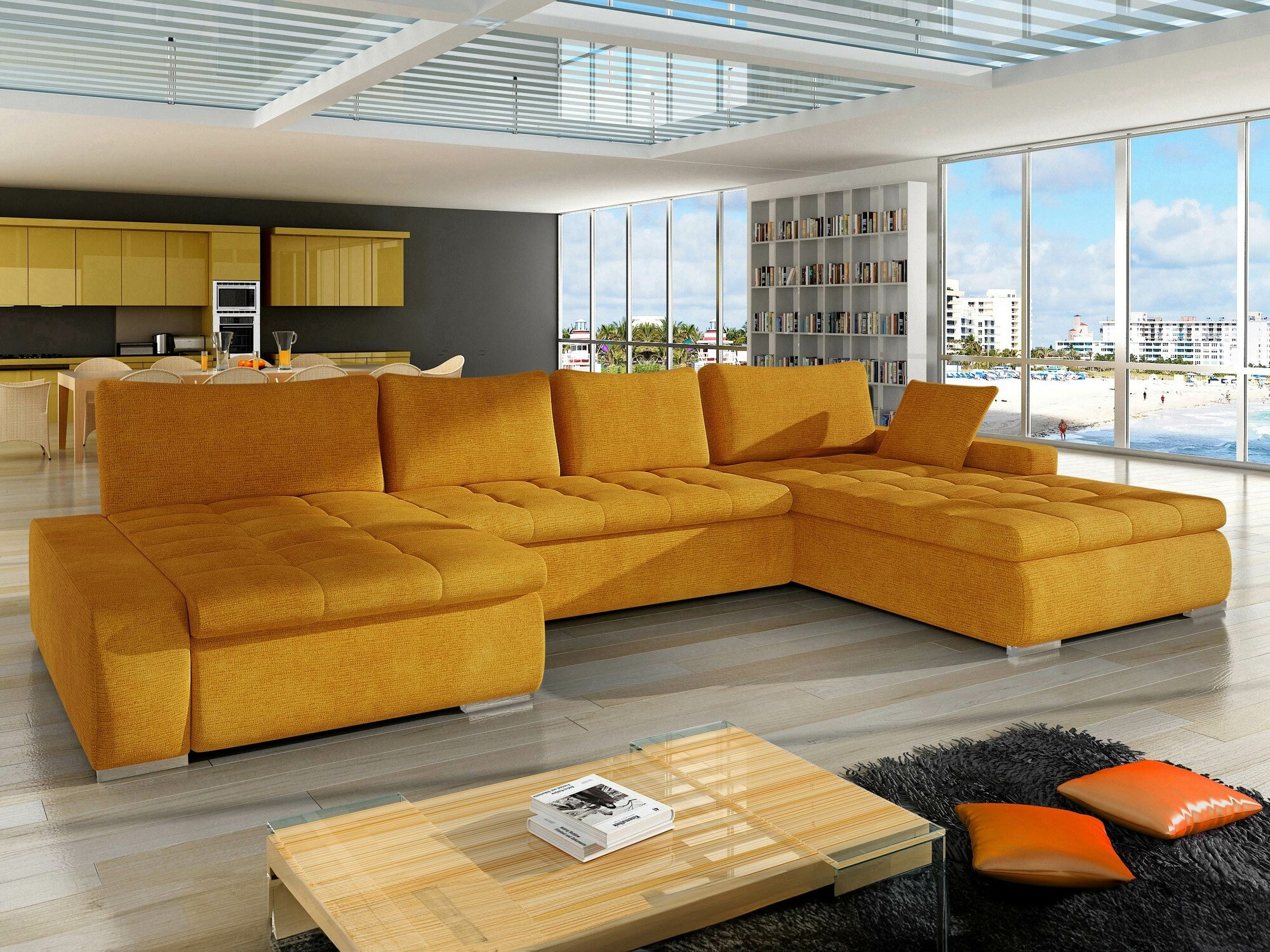 Hjørnesofa Comfivo Oliva (Wave 05)
