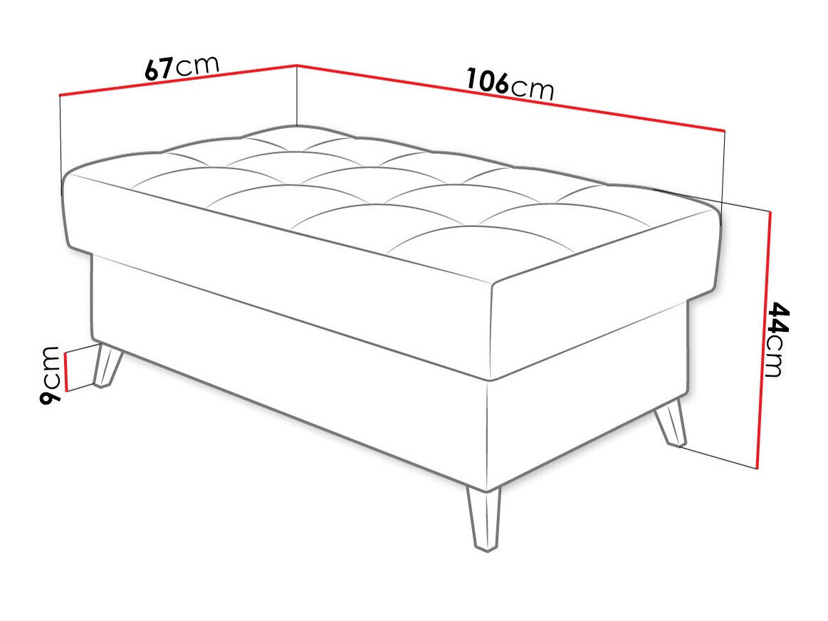 Polstret bænk Comfivo 236 (Wave 09)