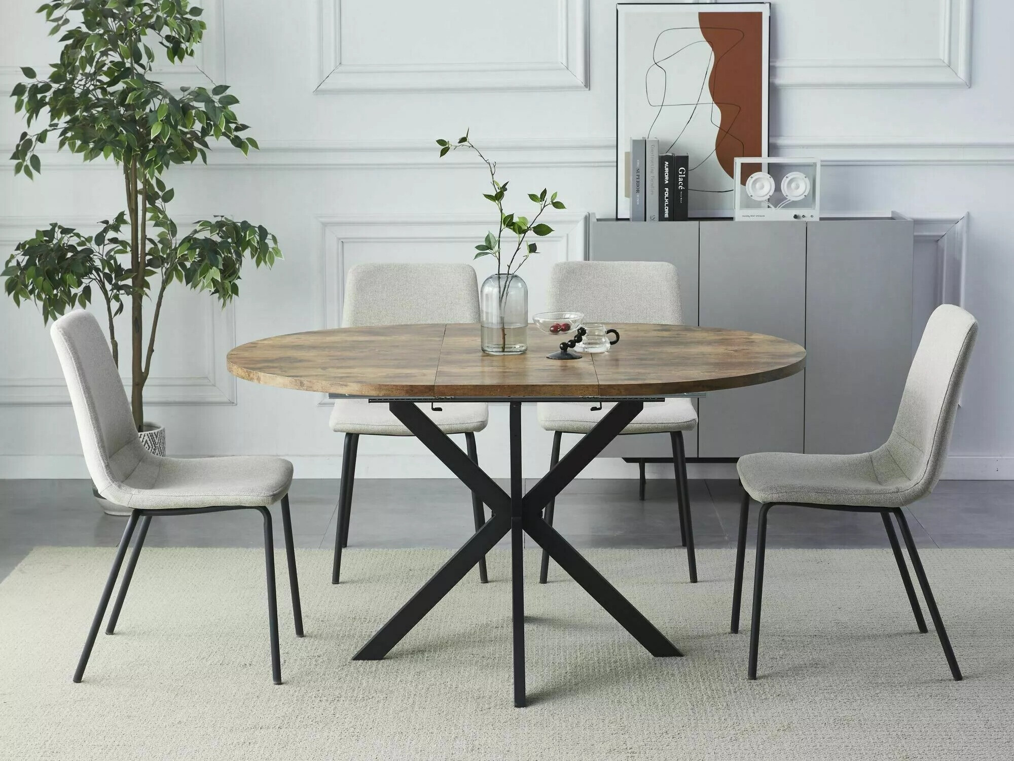 Bord Detroit 115 (Valnød)