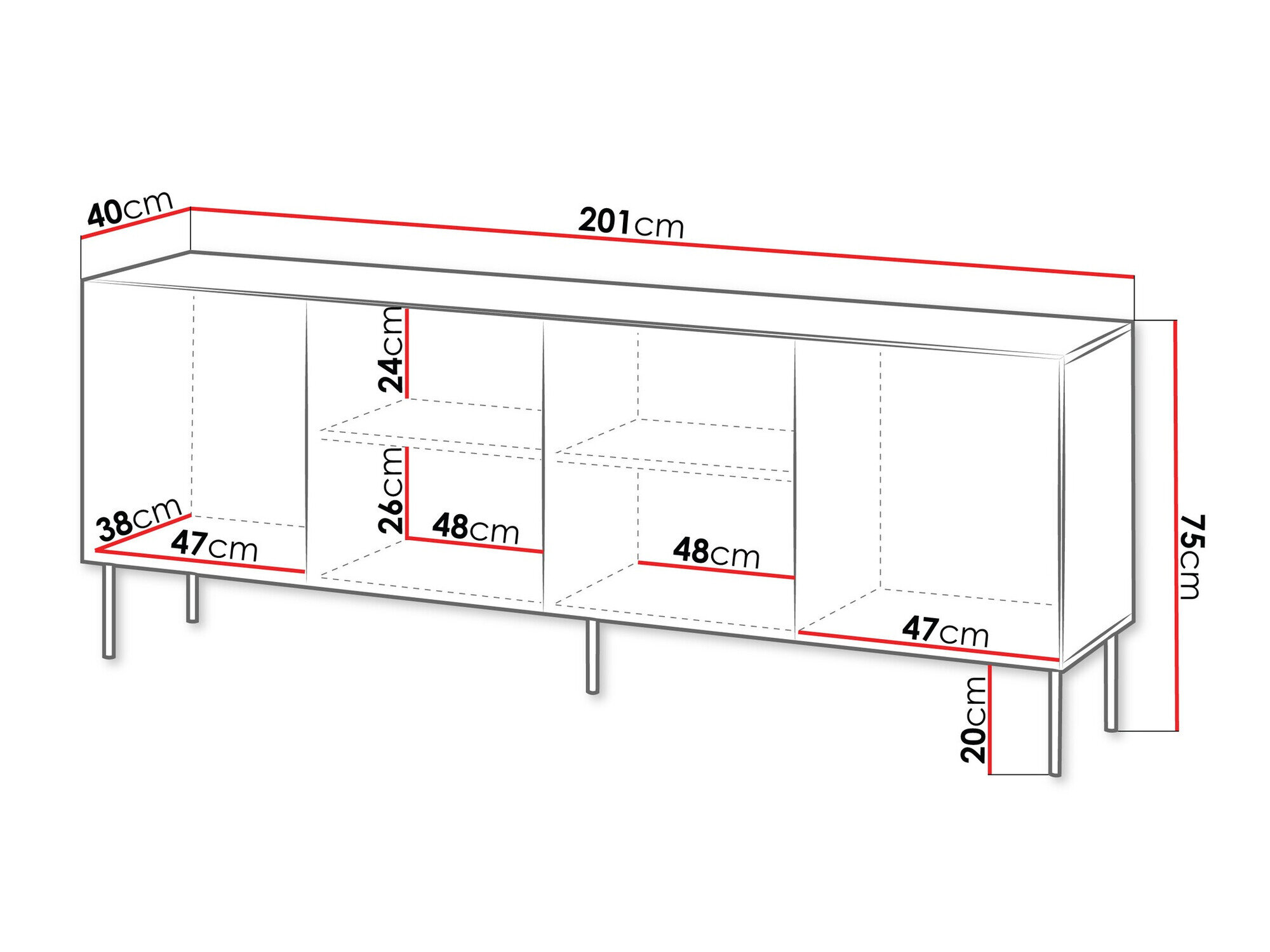 Skænk Evavese 101 (Beige)