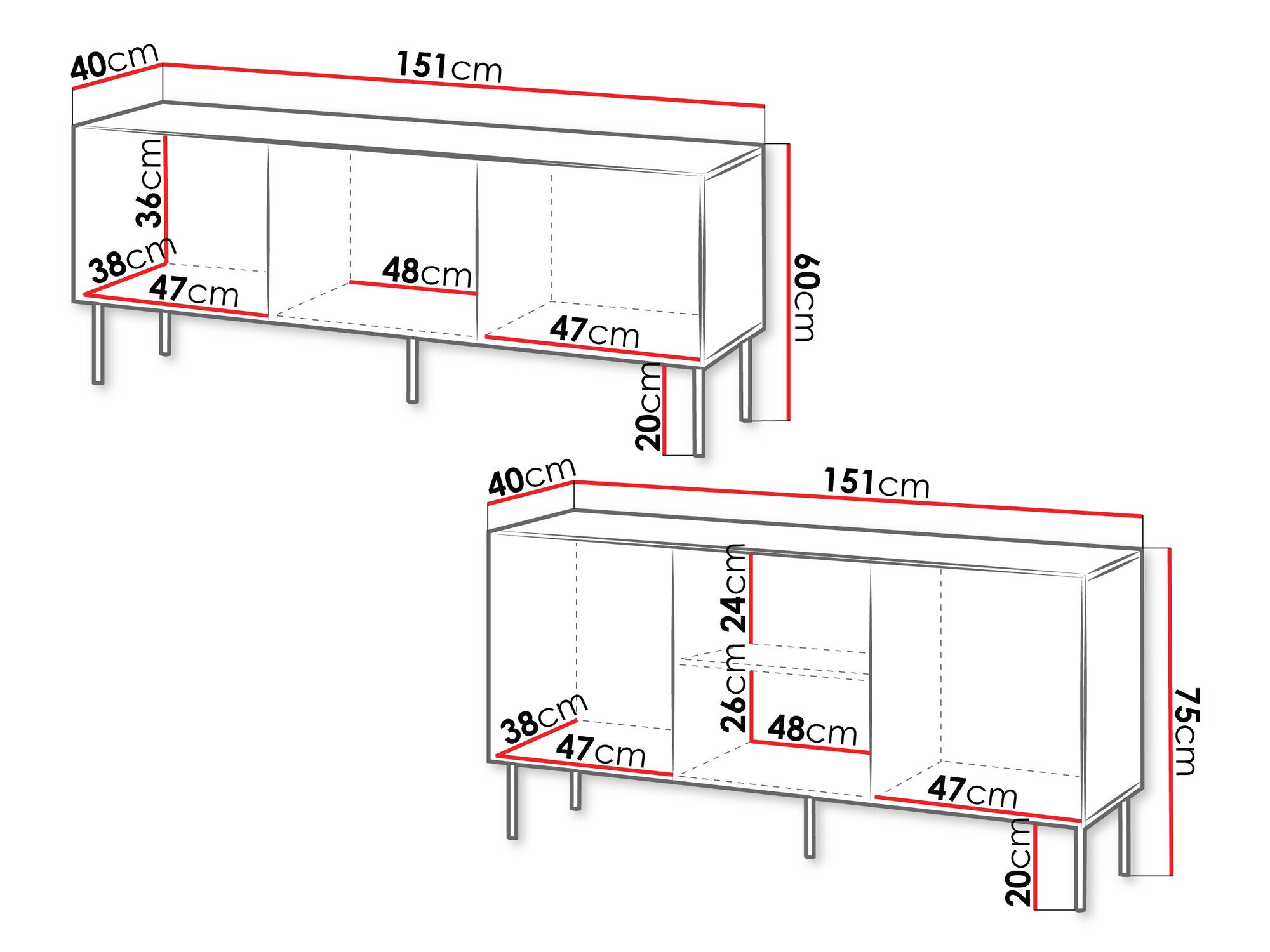 Stuemøbelsæt Tolfelo 105 (Sort)