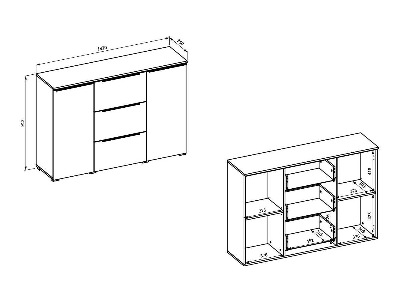 Kommode Austin 364 (Wotan eg)