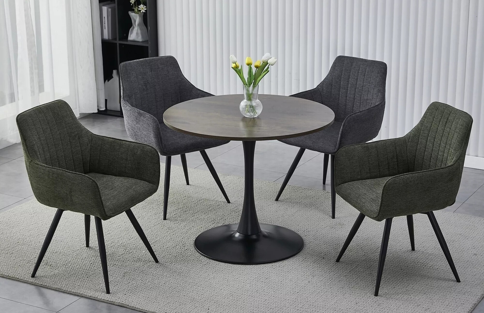 Bord Detroit 516 (Valnød)