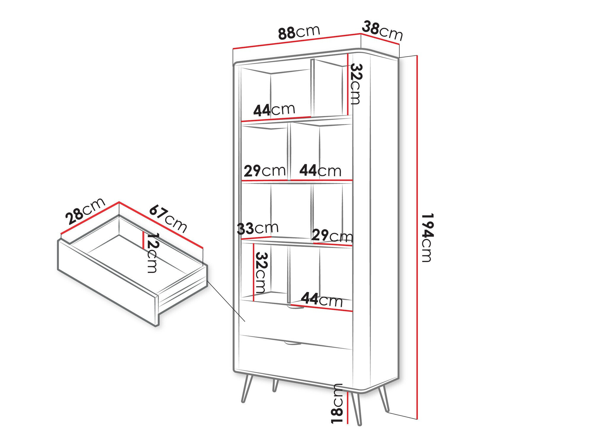 Reol Versoe 103 (Grafit)
