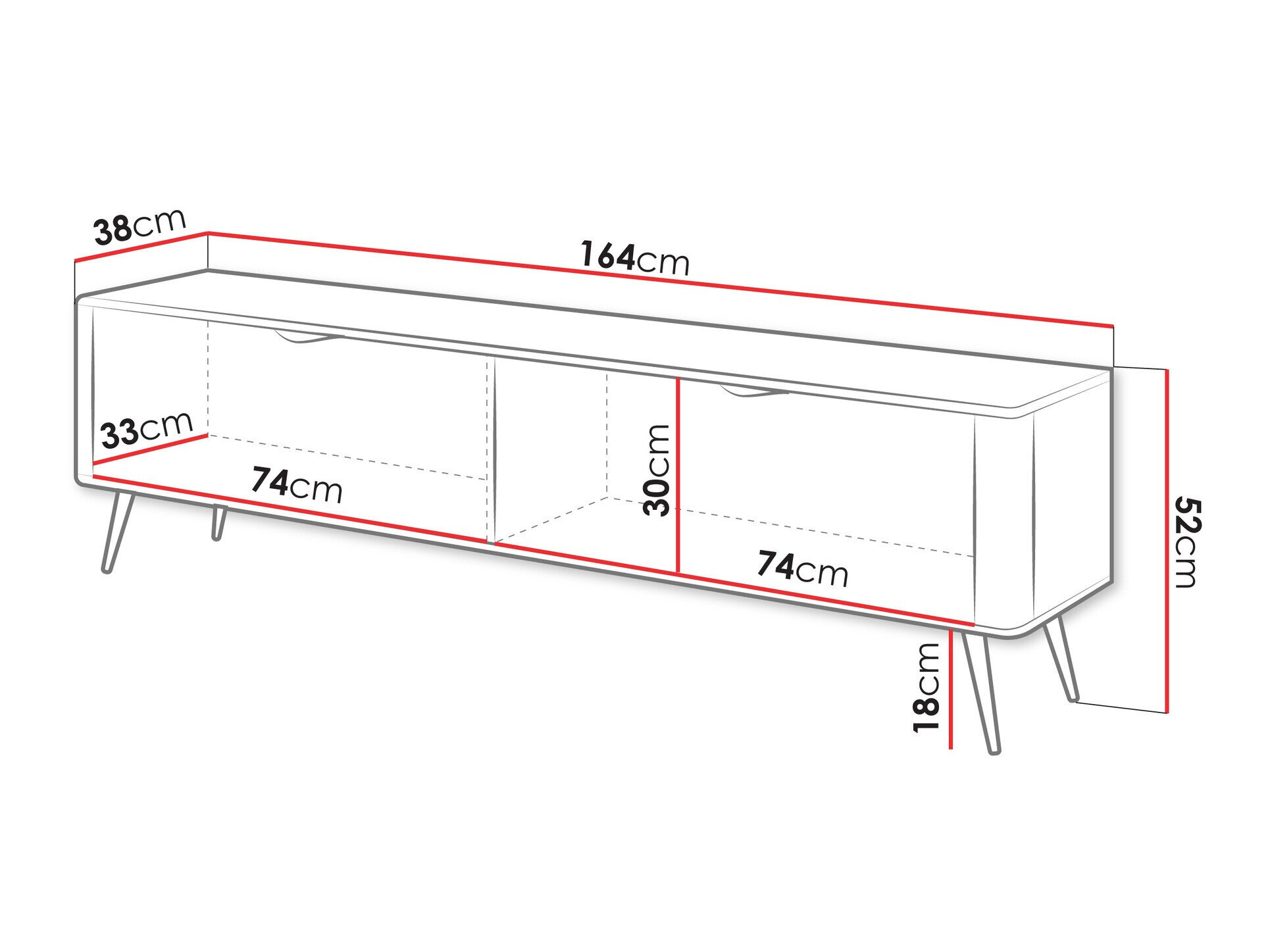 TV-bord Versoe 104 (Beige)