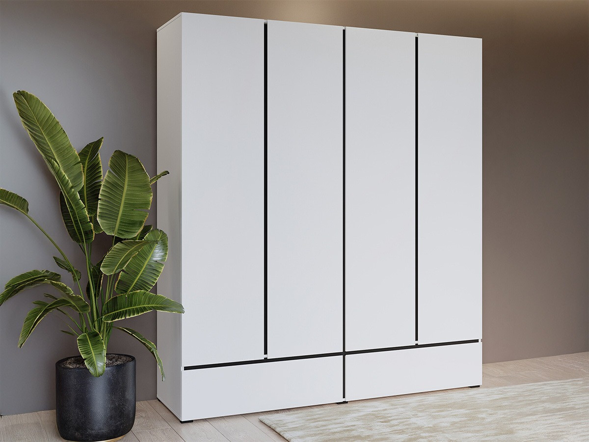 Garderobeskab Alfere 119 (Hvid)