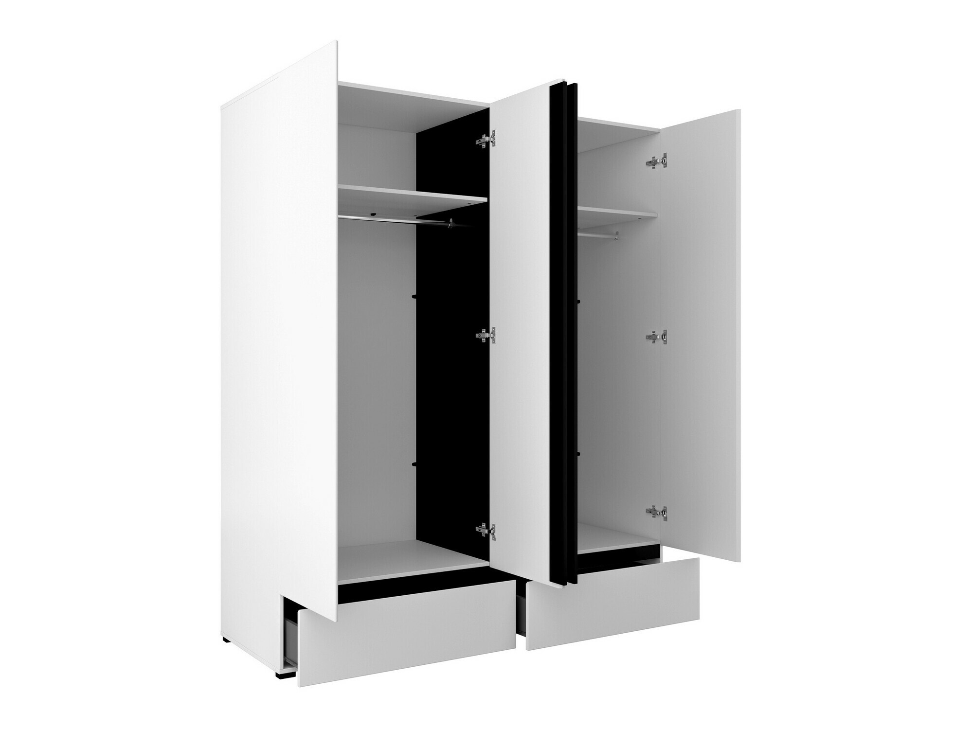 Garderobeskab Alfere 119 (Hvid)