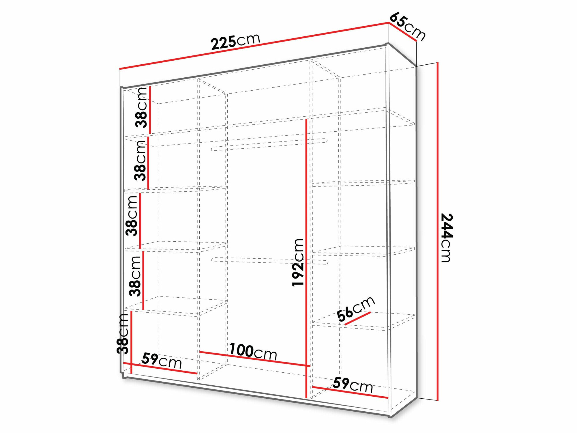 Garderobeskab Honolulu 232