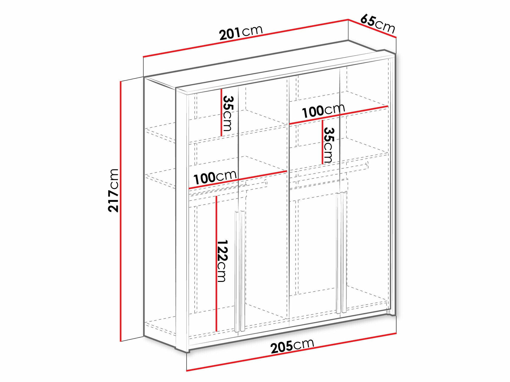 Garderobeskab Calcalo 101 (Grøn)