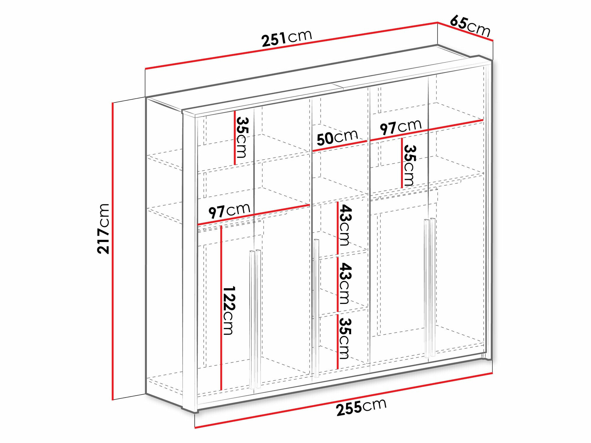Garderobeskab Calcalo 102 (Beige)