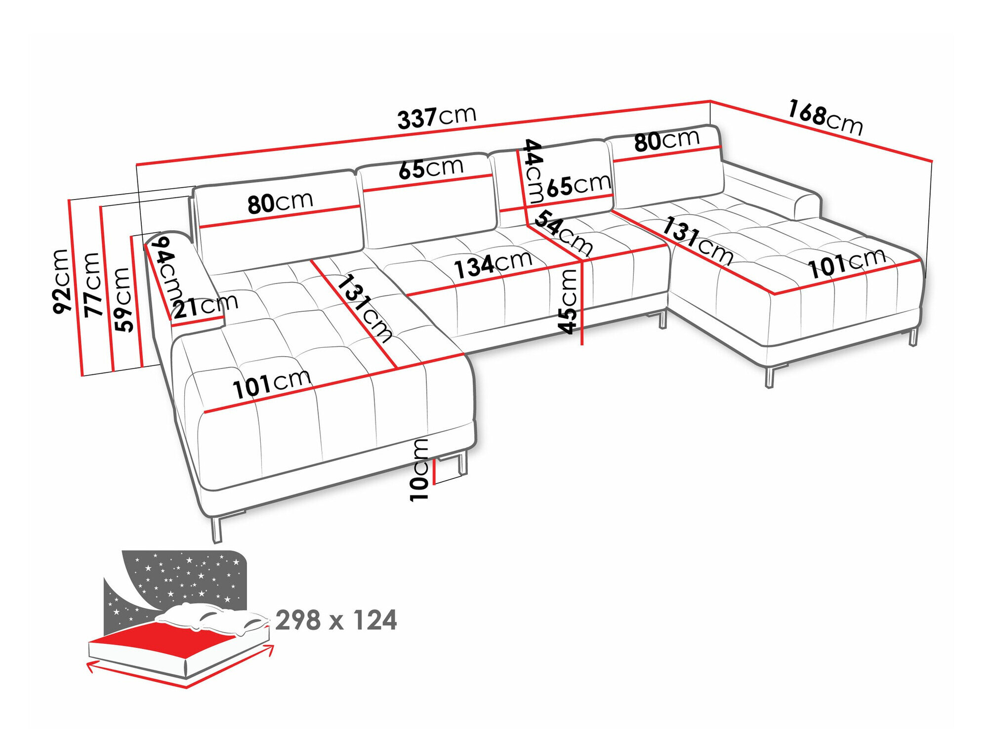 Hjørnesofa Stonecrest 101 (Velo 633)