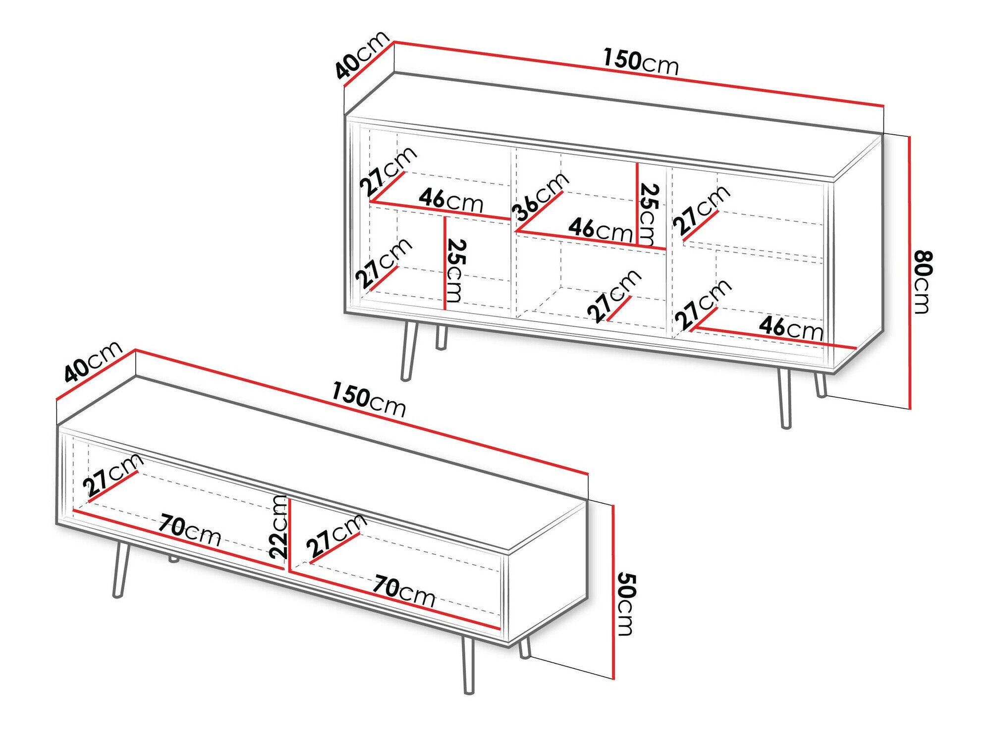 Stuemøbelsæt Providence 192 (Grafit)