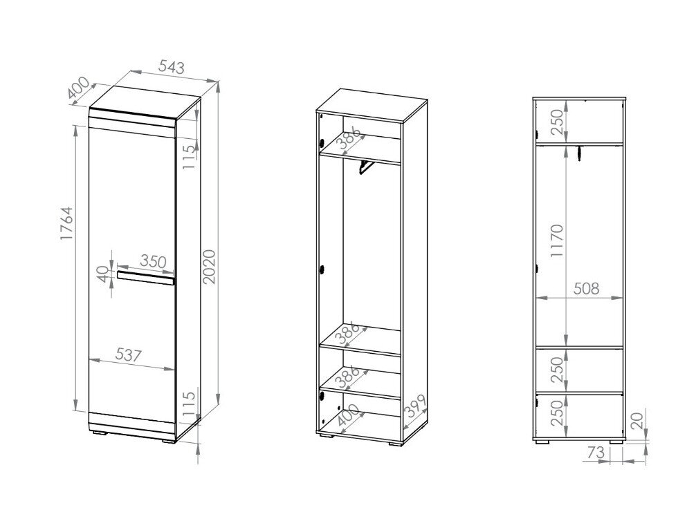 Garderobeskab Alcala 116