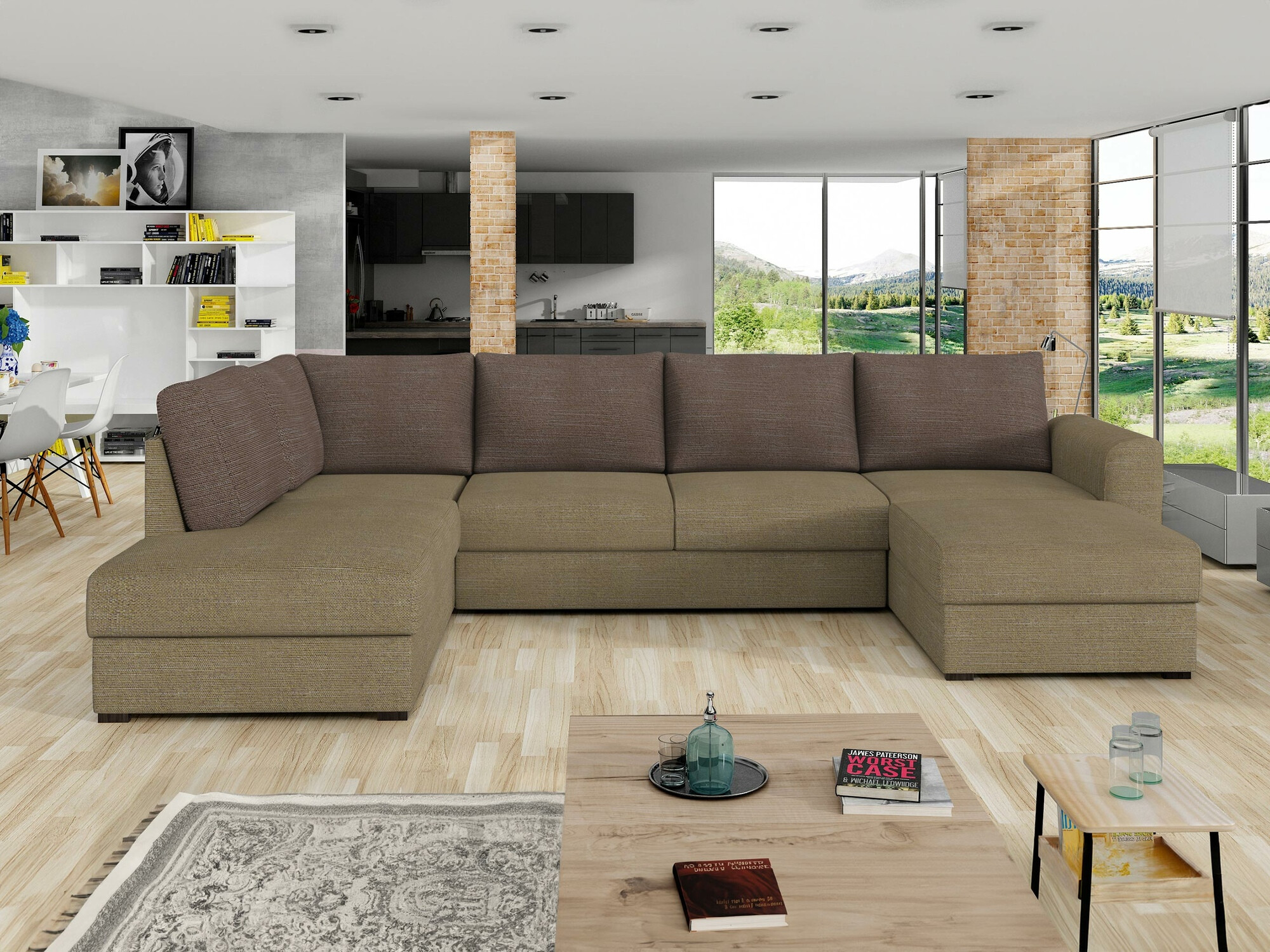 Hjørnesofa Comfivo 189 (Terra 8 + Terra 9)