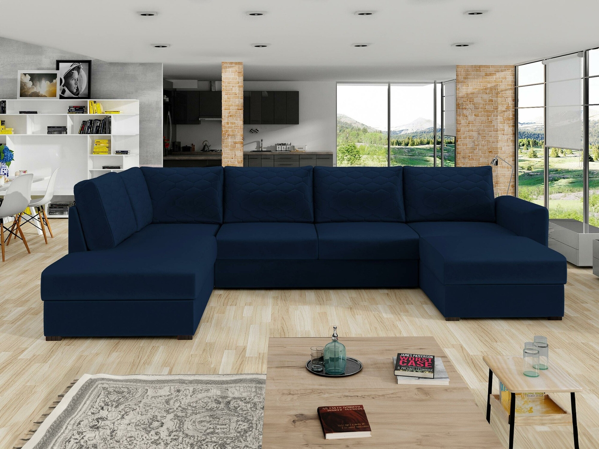 Hjørnesofa Comfivo Flumen (Magic Velvet 2216 + Magic Velvet 2216-P137)