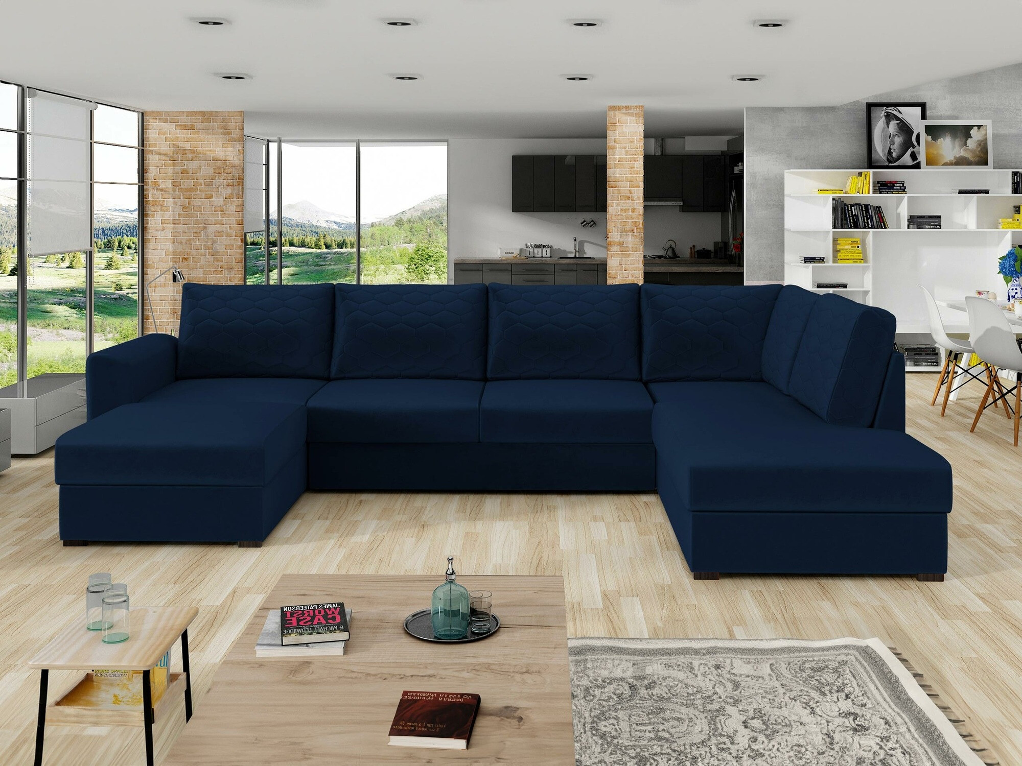 Hjørnesofa Comfivo Flumen (Magic Velvet 2216 + Magic Velvet 2216-P137)