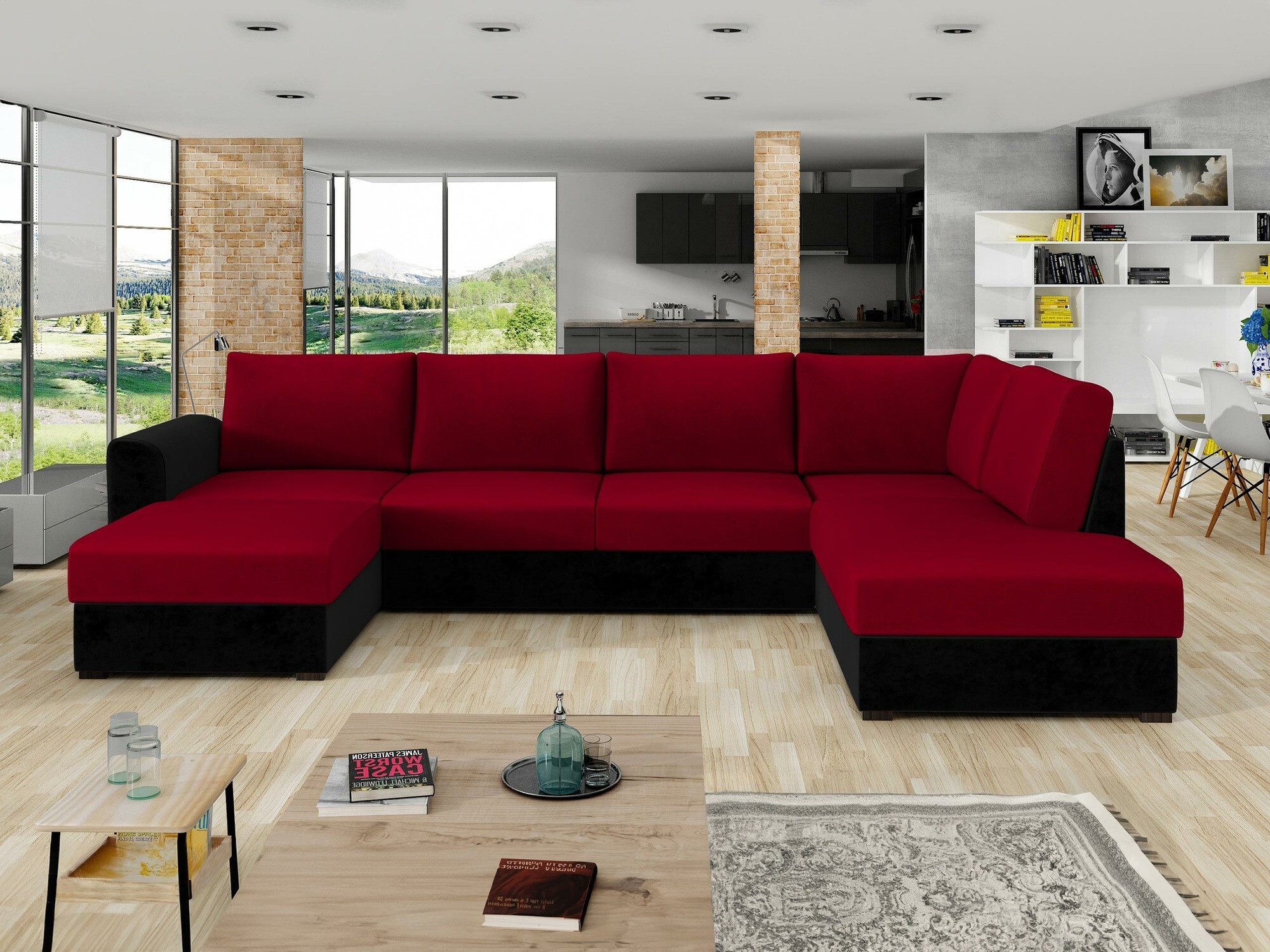 Hjørnesofa Comfivo Flumen (Magic Velvet 2219 + Venus Velvet 2926)