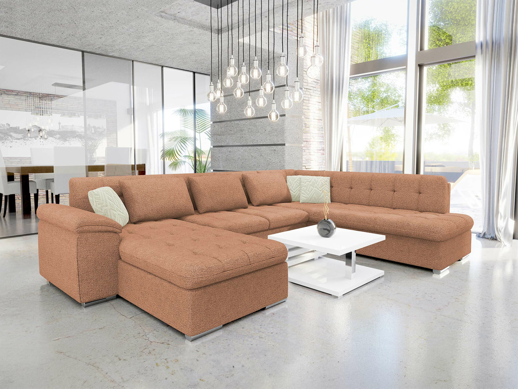 Hjørnesofa Comfivo Gemma VI (Sicuro 35 + Sempre 6)