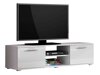TV-bord Tornola 100 (Hvid + Glansfuld hvid)