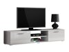 TV-bord Tornola 101 (Hvid + Glansfuld hvid)