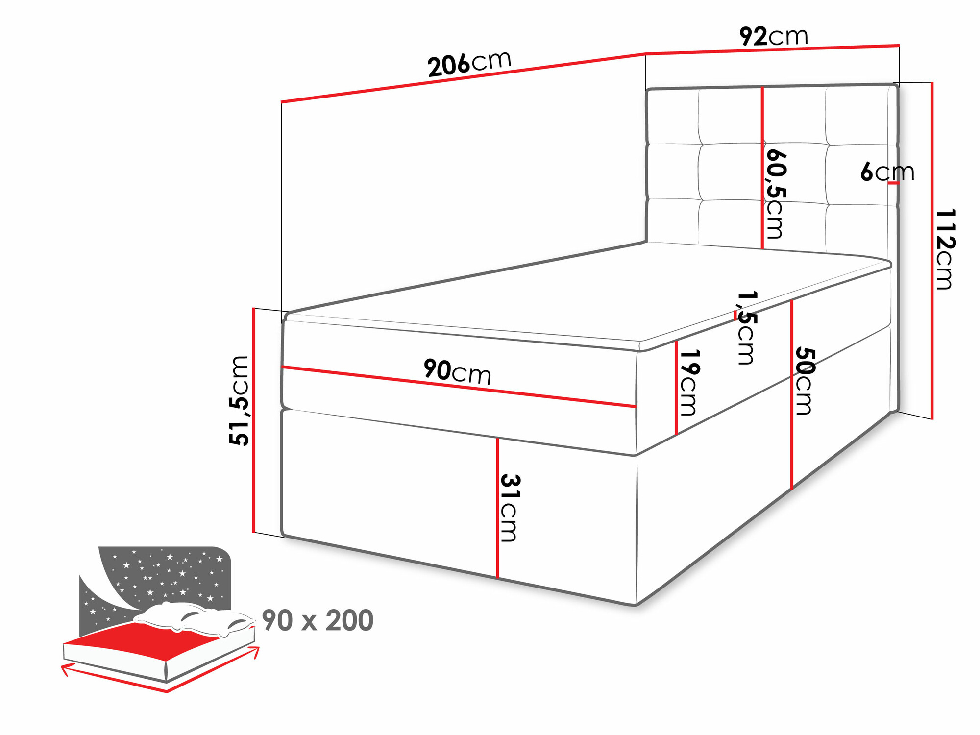 Kontinentalseng Comfivo Osculum II (Soft 011)