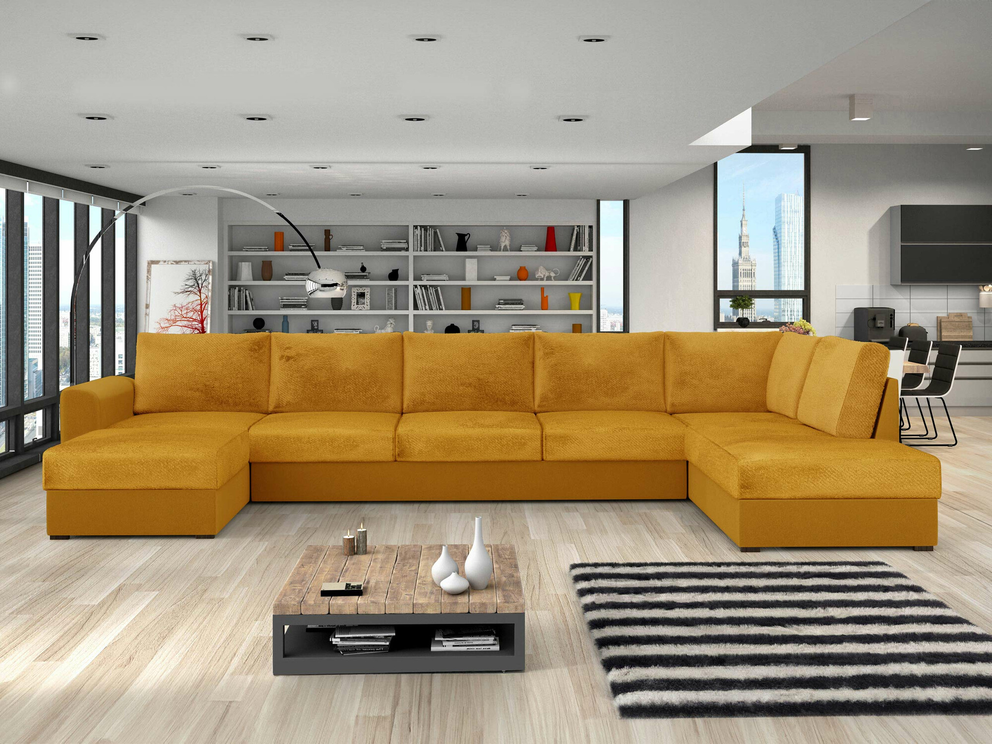 Hjørnesofa Comfivo 191 (Otusso 15 + Sorriso 22)