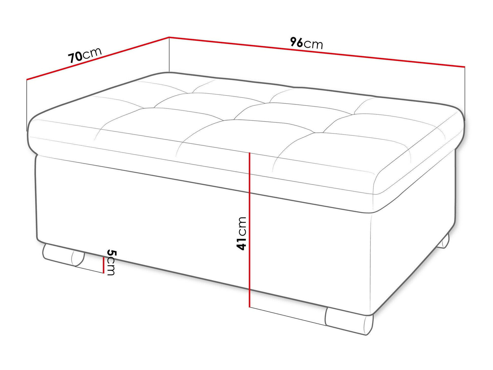 Polstret bænk Comfivo 118 (Sicuro 80)