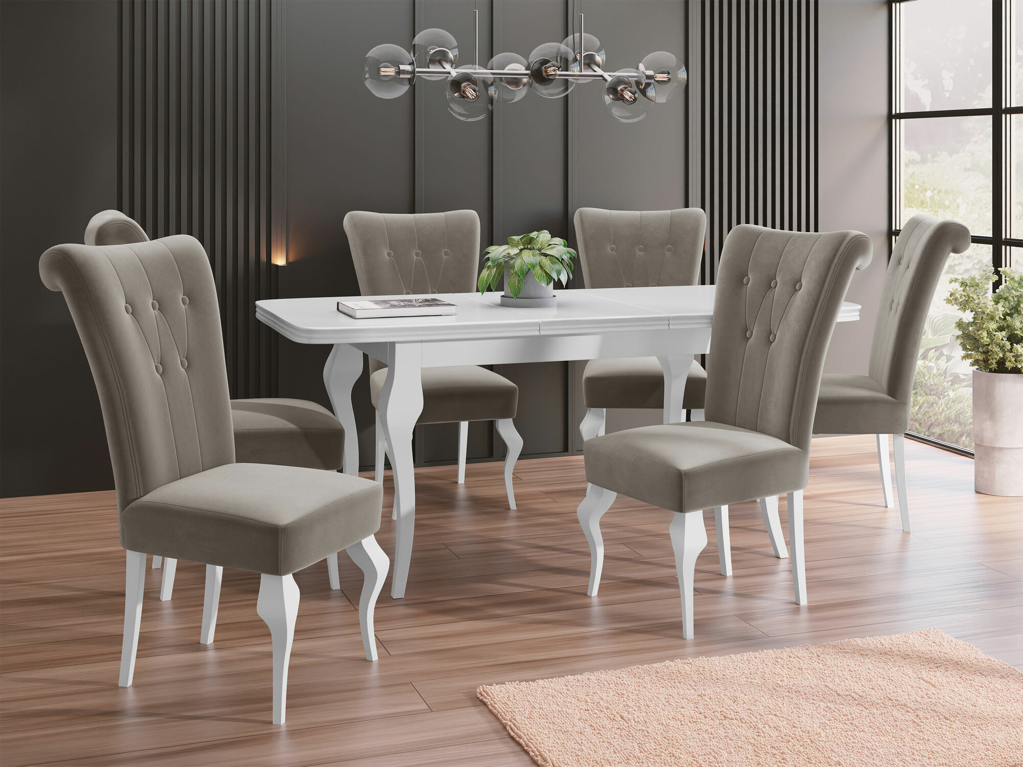 Spisestuesæt Comfivo Gallina II (Magic Velvet 2209)