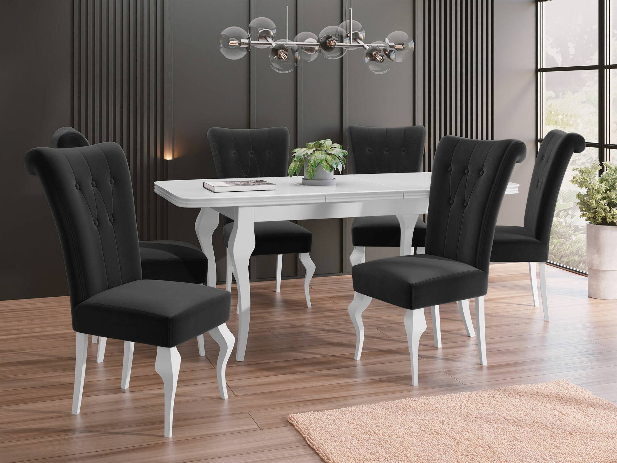 Spisestuesæt Comfivo Gallina II (Magic Velvet 2219)