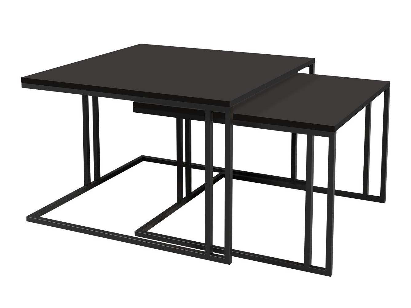 Sofabordssæt Oswego 110 (Sort)