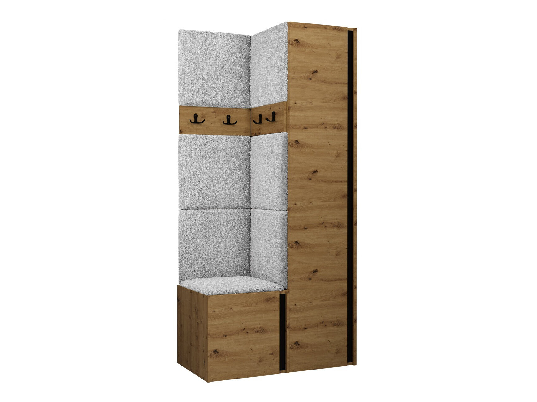 Entrésæt Pinis XXIV (Artisan eg + Sort)