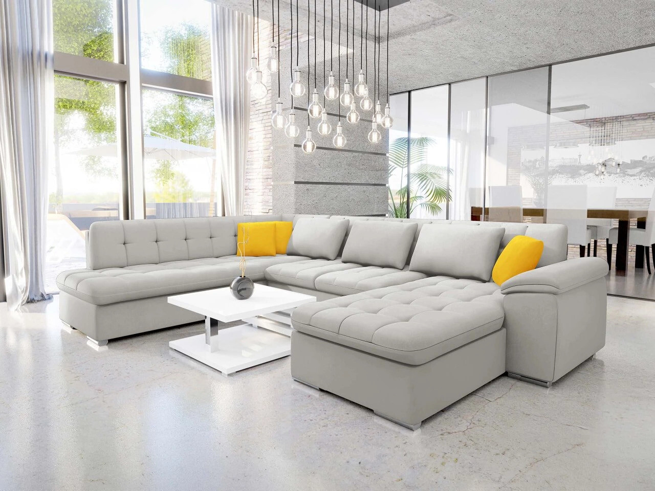 Hjørnesofa Comfivo Gemma V (Venus Velvet 2921 + Venus Velvet 2916)